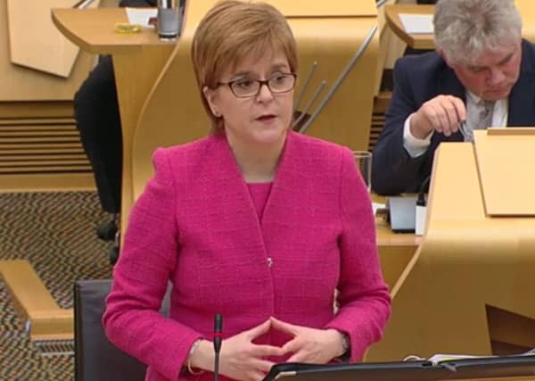 Nicola Sturgeon says the time is right. Picture; PA