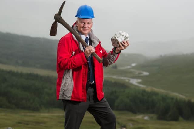 Richard Gray believes the Cononish mine near Tyndrum will deliver up to 200,000 ounces of gold. Picture: John Devlin
