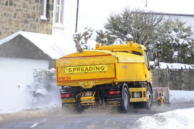 Snow plow and gritters have been struggling to cope with the weather