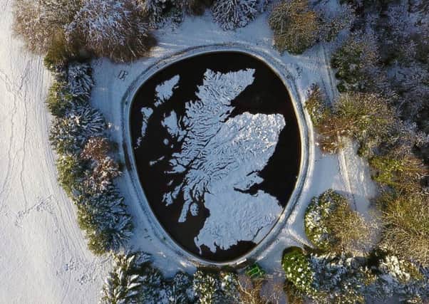 A bird's eye view of the map. Picture: Craig Allardyce