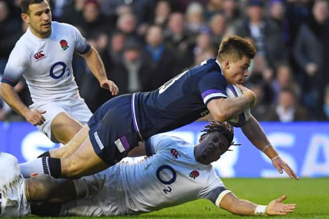 Opponents will now be focused on stopping Huw Jones, who is the best outside centre in the Six Nations. Picture: SNS
