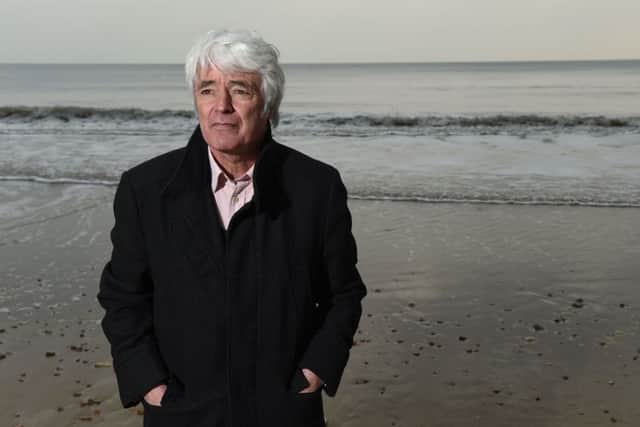 Former Hibs, Arsenal, Motherwell and Hearts star Peter Marinello on Boscombe beach near his home in Bournemouth. Picture Andy Hooper/Rex