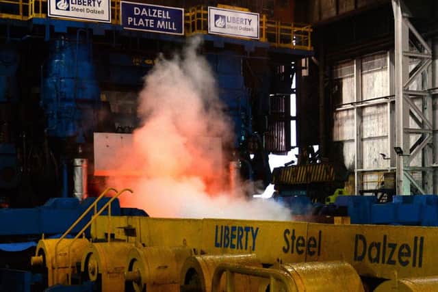 Dalzell steel works, which is owned by Liberty House. Picture: Alan Watson