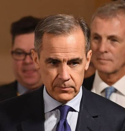 Bank of England Governor Mark Carney arrives to listen to as Brexit speech by British Prime Minister Theresa May at Mansion House in London. Picture: Leon Neal