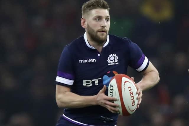 Finn Russell put poor displays against Wales and France behind him to shine against England. Picture: Getty