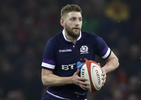 Finn Russell put poor displays against Wales and France behind him to shine against England. Picture: Getty