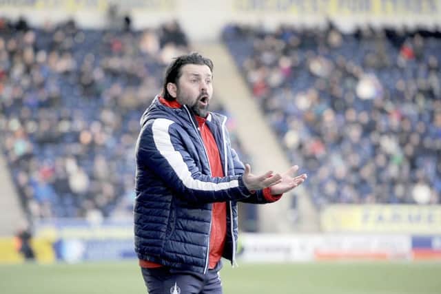 Falkirk manager Paul Hartley. Picture: Michael Gillen