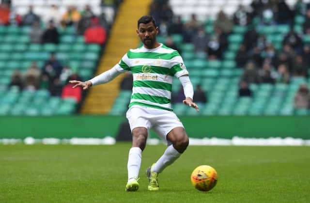 Marvin Compper made his Celtic debut against Morton. Picture: SNS
