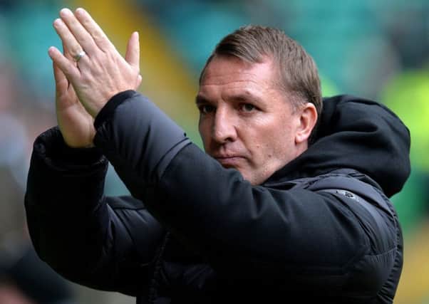 Celtic manager Brendan Rodgers. Picture: Getty