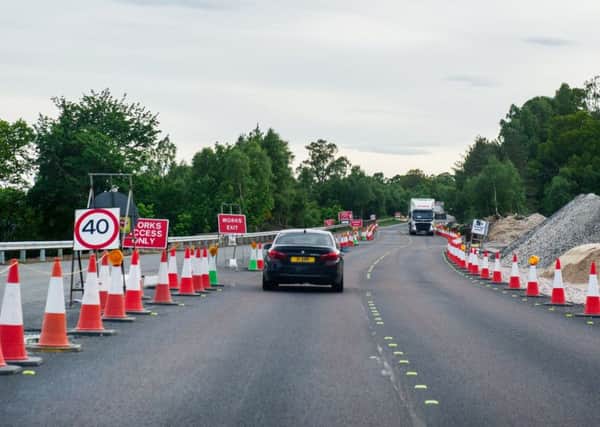 The majority of the incidents have involved minor mishaps which have befallen the workmen on the Â£3 billion A9 dualling project, Picture: John Devlin