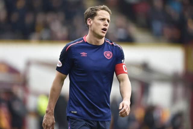 Hearts captain Christophe Berra. Picture: SNS