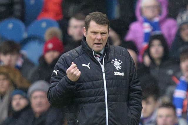 Rangers manager Graeme Murty: Picture: PA