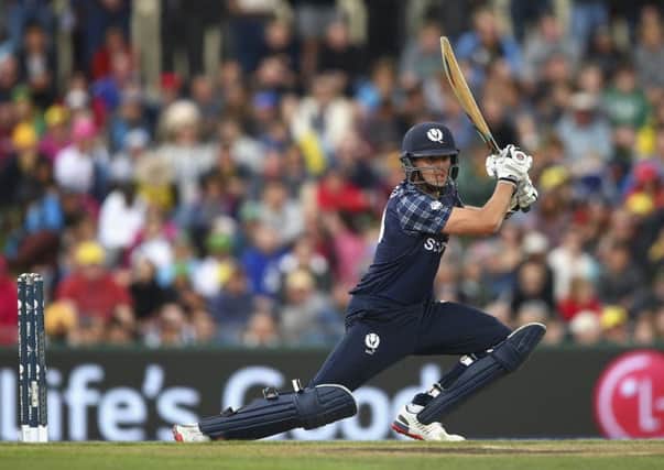 Calum MacLeod hit a stunning 157 as Scotland stunned Afganistan at the weekend. File picture: Getty Images