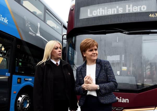 Charmaine Laurie received a visit from the First Minister after a video showing her driving skills went viral (Picture: Lisa Ferguson)