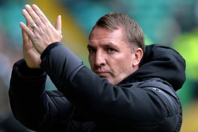 Brendan Rodgers isn't concerned about the 'noise' coming from Ibrox. Picture: Getty images