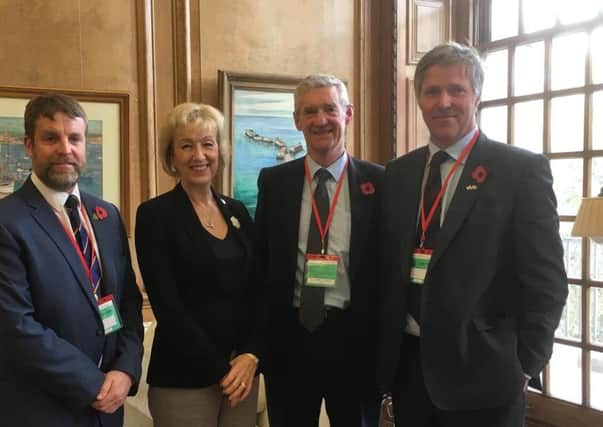 Edward Mountain MSP (far right) has demanded an apology from the SNP