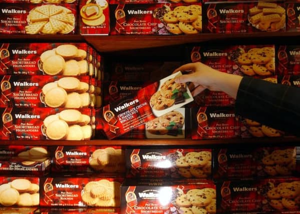 Complaints have been made following the Walkers shortbread branding which features the Union Jack.