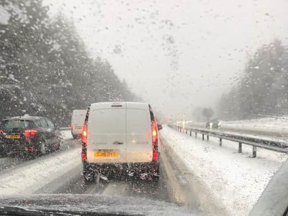 Scottish ministers have expressed concern at reports that some firms made workers travel during last Wednesday's red severe weather warning. Picture: razorcharlie