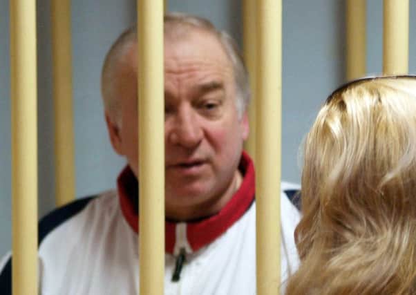 Former Russian military intelligence colonel Sergei Skripal, seen at a hearing at the Moscow District Military Court in 2006, is in critical condition with an unexplained illness (Picture: AFP/Getty)