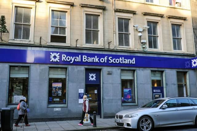 62 RBS branches across Scotland including Hawicks High Street face the threat of closure. Picture: contributed