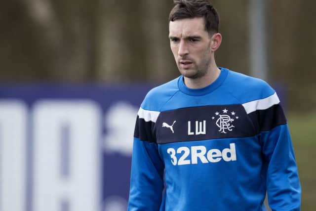 Lee Wallace played 90 minutes of the bounce game at Auchenhowie. Picture: SNS Group
