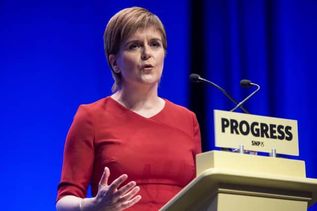 Nicola Sturgeon currently leads the poll on Sky News with over 40,000 votes. Picture; John Devlin