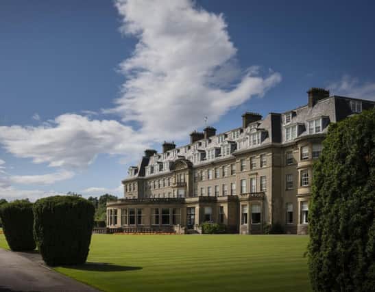 The daring armed raid was carried out at Gleneagles Hotel