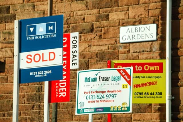 Housing prices are on the up in Scotland. Picture: Toby Williams