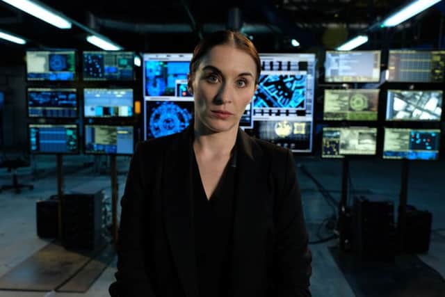 As Ruth Brooks, head of MI6 in ITV2's Action Team
