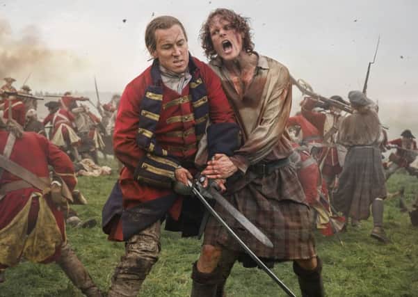 Writer Diana Gabaldon created the sadistic character of Hanoverian captain Black Jack Randall in her Outlander series - but who were the truly notorious Redcoats of the '45 rebellion? PIC: Sony Television Entertainment 2018.