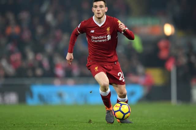 Andrew Robertson in action for Liverpool against Newcastle United. Picture: Getty Images