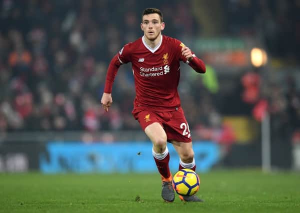 Andrew Robertson in action for Liverpool against Newcastle United. Picture: Getty Images