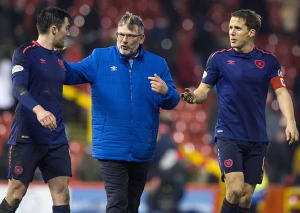 Hearts manager Craig Levein hopes he will have John Souttar and Christophe Berra available for the Hibs match. Pic: SNS