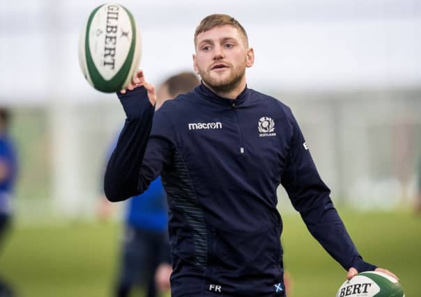 Finn Russell was named man of the match against England. Picture: SNS Group