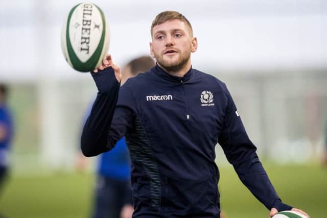 Finn Russell was named man of the match against England. Picture: SNS Group