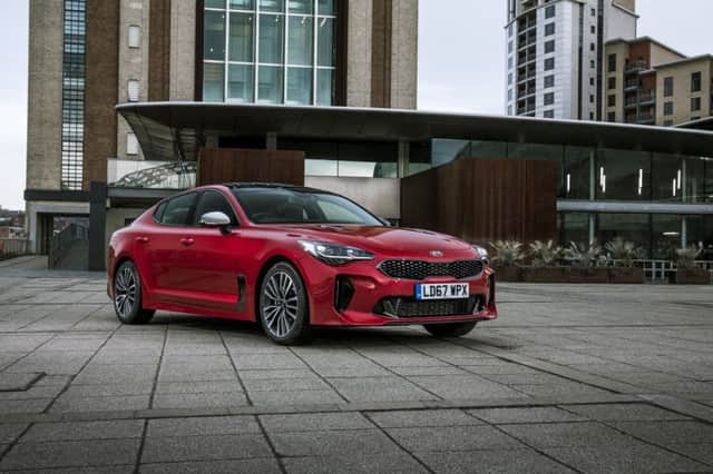The Kia Stinger GT S is the brand's flagship.