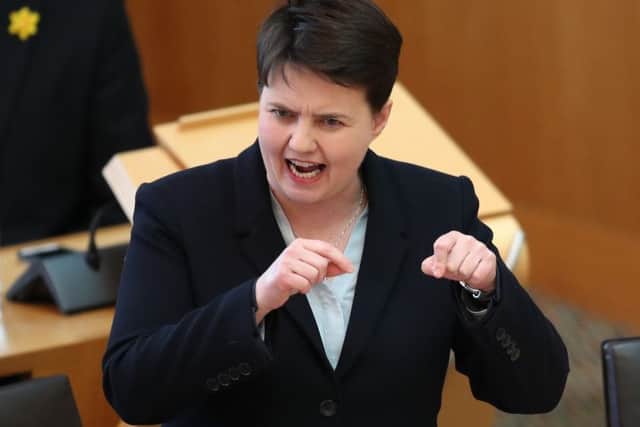 Ruth Davidson. Picture: Jane Barlow/PA Wire