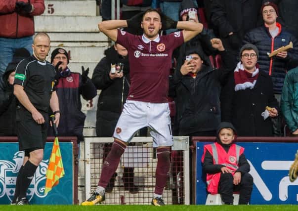 Hearts fans would love for winger David Milinkovic to stick around. Picture: SNS