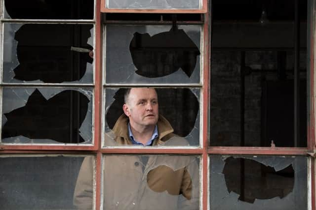 Property developer Derek Souter inside the Egyptian Halls. Picture: John Devlin