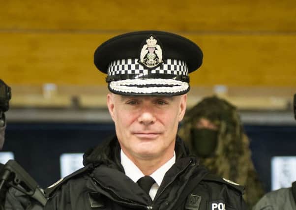 Assistant Chief Constable (ACC) Bernard Higgins was stood down from his duties by the Scottish Police Authority (SPA) in November after a number of allegations were made against him. Picture: John Devlin