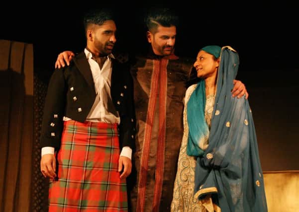 Taqi Nazeer, Paul Chaal and Mandy Bhari performed Nazeers play of modern-day arranged marriage with feeling and humour