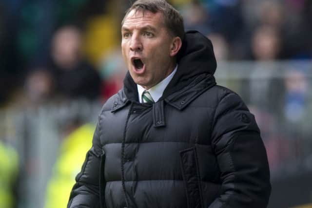 Celtic manager Brendan Rodgers has yet to lose to Rangers. Picture: SNS