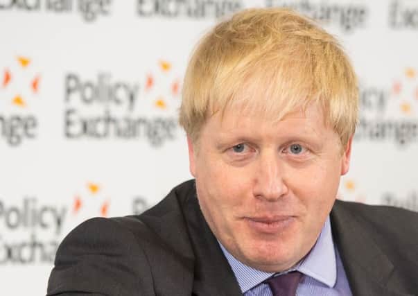 Foreign Secretary Boris Johnson suggested 'very minimal controls'