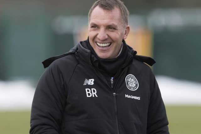 Celtic manager Brendan Rodgers has called into question the Rangers revival. Picture: Craig Foy/SNS