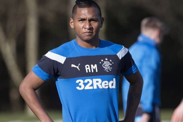 Rangers' Alfredo Morelos. Picture: Craig Foy/SNS