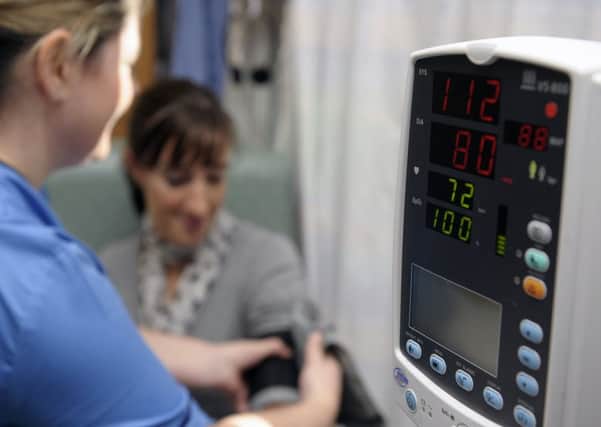 Nice guidelines currently recommend offering anti-hypertensive drug treatment to those of any age with stage two hypertension or high blood pressure. Picture: TSPL