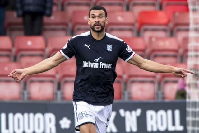 Steven Caulker is rebuilding his career at Dundee. Picture: Alan Harvey/SNS
