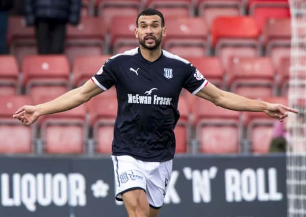 Steven Caulker is rebuilding his career at Dundee. Picture: Alan Harvey/SNS