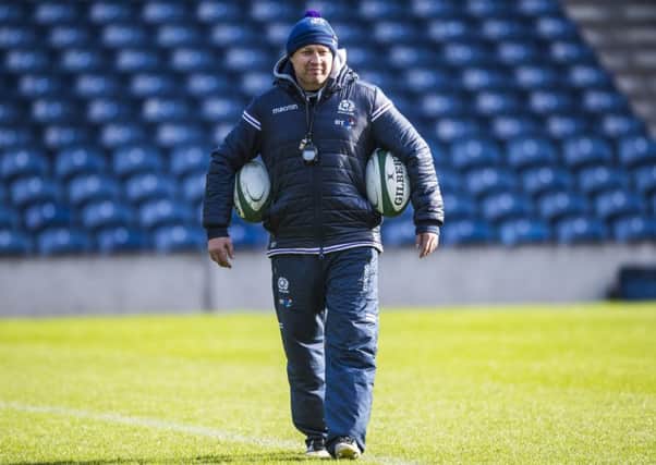 Scotland assistant coach Matt Taylor. Picture: Gary Hutchison/SNS/SRU