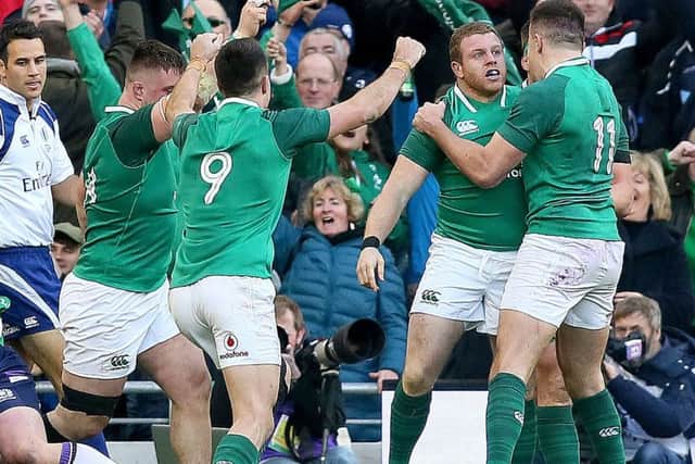 Ireland defeated Scotland earlier on Saturday. Picture: AFP/Getty